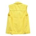 thumbnail image 4 of Seductiva Camisole Tank Tops for Women Multi Color Denim Vest Female Short Spring and Summer Slim Thin Burlap Sleeveless Shoulders Broken Holes Vest Jacket Tank Summer Sleeveless Tops, 4 of 4
