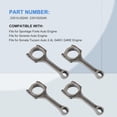 thumbnail image 2 of FIWARY 4pcs Connecting Rod Fits for Kia Sportage Sorento Sonata Tucson 2.4L G4KC G4KE 23510-25240, 2 of 8