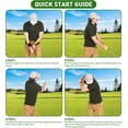 thumbnail image 5 of FINGER TEN Golf Swing Trainer Impact Smart Ball with Adjustable Training Wristband, Golf Posture Corrector Portable Lightweight Practice Tool for Golfer Beginner, 5 of 8