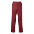 thumbnail image 7 of COMVALUE Stretch Mens Dress Pants Slim Fit Golf Pants Hidden Elastic Waist Business Casual Pants Lightweight Formal Pants (Wine, S), 7 of 7