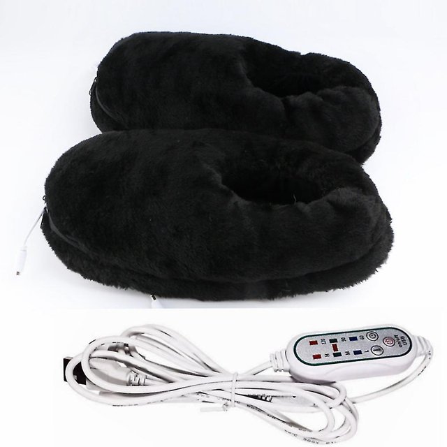 Zapatillas de calefacción eléctrica Usb Zapato de felpa calentado, zapatos de clima frío de invierno Kuyhfg Sin marca