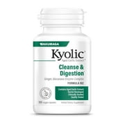 Kyolic Aged Garlic Extract Formula 102, Cleanse & Digestion*, Ginger and Enzyme Complex, 100 Vegetarian Tablets