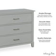 thumbnail image 2 of Dream On Me Universal 3 Drawer Chest I Commode pour chambre d'enfant I Commode à trois tiroirs I Mid Century Modern, 2 of 5