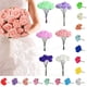thumbnail image 2 of 10x Ramo de flores artificiales de espuma para bodas, fiestas, decoración del hogar y el jardín, color marfil blanco, 2 of 9