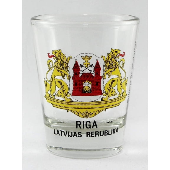 Riga Latvia Coat Of Arms Shot Glass