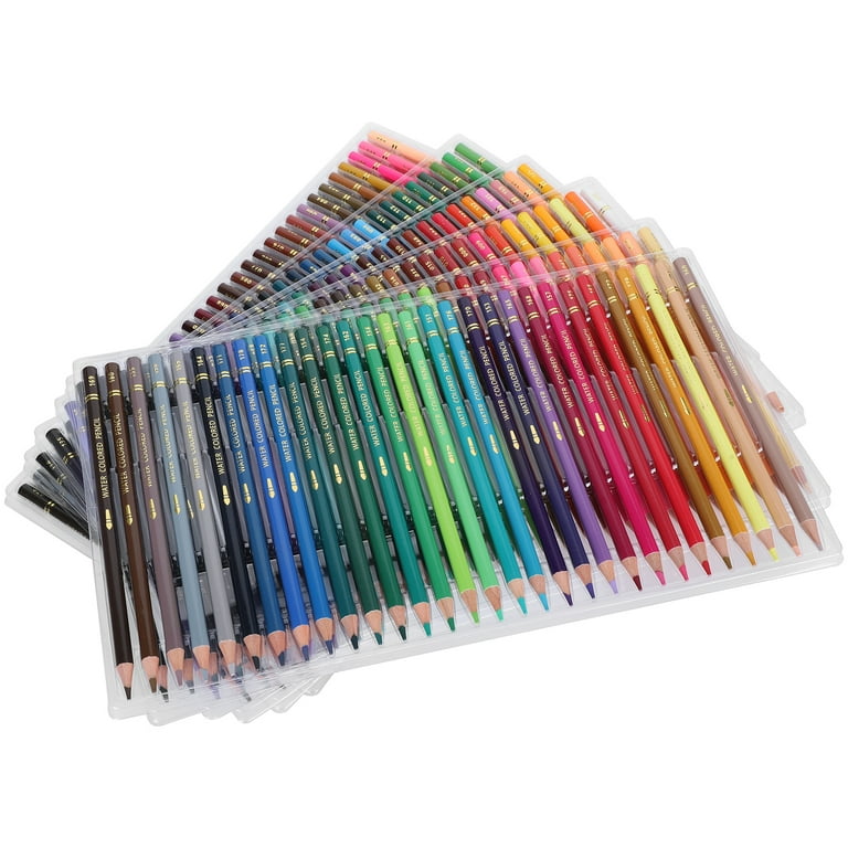 Drawing 180 Color Water-soluble 180Pcs Colored Pencil Water