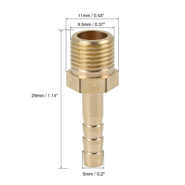 4.5mm Hose ID x 1/8