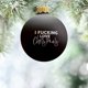 thumbnail image 4 of (Liquidación) XIANXIAN - Adorno navideño divertido, paquete de adornos con groserías, adorno divertido, colgante para árbol de Navidad, regalo novedoso para decoración de fiestas en casa (negro), 4 of 8