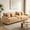 Yellow, variant on RIAFUN 111.8" U-Shaped Modular Sectional Sofa with 2 Ottomans, 4-Seat Oversized Corduroy Couch with Storage Box, USB/Type-C Port & 2 Cup Holders for Living Room, Navy