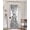 Black, variant on Green Eucalyptus Leaves Blackout Curtains, French Door Curtains for Door Window, Watercolor Spring Summer Botanical Privacy Drapery for Patio/Sidelight Doors, 1 Panel with Tieback, 25 x 40 Inches