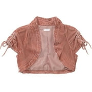 Juniors Velvet Shrug