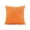 Orange-499, variant on Lumbar Pillow, Velvet Flock Bean Bag Cushion, Solid Orange, 40cm, Home Sofa Backrest,Vsgery