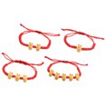 thumbnail image 2 of 4Pcs Braided Bracelet Chinese Style Rabbit Design Woven Bracelet Zodiac Rabbit Bracelet, 2 of 9