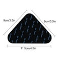 thumbnail image 3 of relayinert 12pcs/set Non Slide Grippers Multiple Shapes To Choose For Fit Non Slide Black Triangles 1Set, 3 of 6