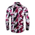 thumbnail image 4 of Tops para hombre Camisas Blusas Elegantes Camisas casuales de manga larga Camisa estampada Temperamento Slim Fit Solapa Camisa floral Versión coreana Camisa de gran tamaño Odeerbi  ODB-5, 4 of 7
