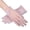 Pink, variant on Gray Women's Floral Lace UV Protection Gloves Touchscreen Elegant Sun Gloves