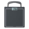 thumbnail image 4 of Báscula digital Taylor con asa plegable integrada, la báscula de baño portátil definitiva para pesarse, práctica y minimalista, con capacidad para 200 kg, color azul acero., 4 of 5