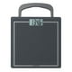 thumbnail image 4 of Báscula digital Taylor con asa plegable integrada, la báscula de baño portátil definitiva para pesarse, práctica y minimalista, con capacidad para 200 kg, color azul acero., 4 of 5