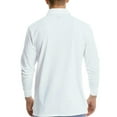 thumbnail image 2 of Southern Tide Men's Long Sleeve Polo with Embroidered Gator Logo (White, X-Large), 2 of 3