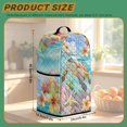 thumbnail image 4 of FOR U DESIGNS Turtle Starfish Frangipani Print Kitchen Appliance Cover Quilted, Washable, Stain Resistant, 2 Pockets, Fits Stand Mixer & Food Processor, 4 of 7