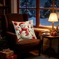 thumbnail image 2 of KFUIRDE Christmas-Printed Cushion Cover 18x18in, 3D Printed Sofa Pillow with Festive Christmas Theme, Decorative Cushion Case for Couch Living Room, Xmas Holiday Home Decor D, 2 of 5