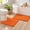 Orange, variant on Orange Bathroom Rugs Set 2 Piece, Soft Absorbent Microfiber Bath Mat, Non Slip Quick Dry Plush Shaggy Floor Rugs for Tub and Shower, 16x24 inches