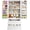 White, variant on 47" Small Kitchen Storage Cabinets with Doors and Shelves Clearance, Noelse Wooden Craft Organization and Storage Cabinet with 2 Drawers for Craft Room and Dining Room