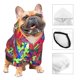 thumbnail image 3 of Fotbe Colorful Bananas Sudadera con Estampado para Perros Pequeños – Suéter con Capucha para Mascotas, Tela Suave de Forro Polar con Bolsillo-Small, 3 of 7