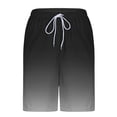 thumbnail image 6 of Hurxie Men's 2 in 1 Athletic Quick Dry Shorts,Running Lightweight,Sweat Wicking Gym Workout Elastic Short Black,M, 6 of 6