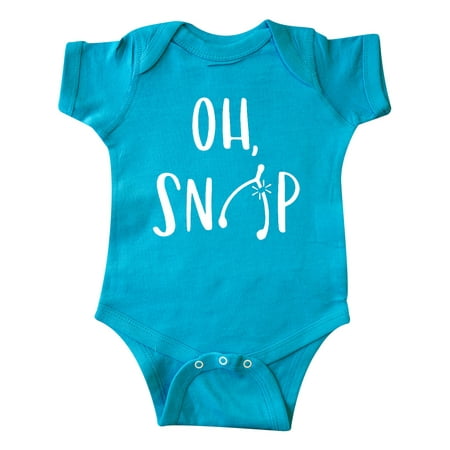 

Inktastic Oh Snap Funny Thanksgiving Wishbone Gift Baby Boy or Baby Girl Bodysuit