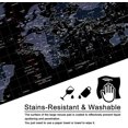 thumbnail image 3 of Wave Large Mouse Pad Black Gaming Mouse Pad XL Desk Mat 31.5x11.8x0.12 inch Desk Pad Black and White Mouse Pad (Wave Black), 3 of 13