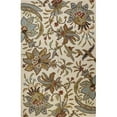 thumbnail image 1 of Bashian R131-IV-76X96-AL101 Tapis de Transition Floral Collection Valencia 100 pour Cent Laine Tufté Main, Ivoire - 7 Pi. 6 Po. x 9 Pi. 6 Po., 1 of 1