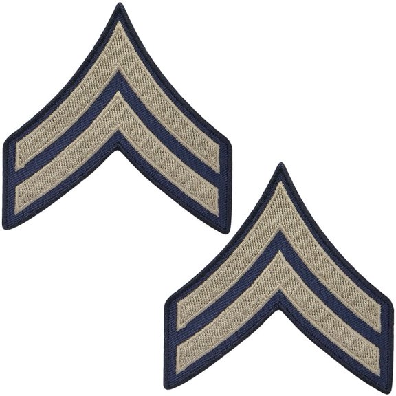 Corporal Stripes for WWII and Korea Sew On