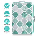 thumbnail image 5 of Boho Retro Floral Pet Feeding Mat-Absorbent Pet Placemat for Food and Water Bowl, with Waterproof Rubber Backing, Quick Dry Water Dispenser Mat for Dog and Cat (16"x24"), 5 of 6