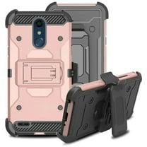 GSA Holster Case For LG K10 2018,K30,Phoenix Plus,X410,Premier Pro - Rose Gold