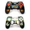 Arsenal Gaming Snap-on Cases for PS4 Controller: Leaves Designs