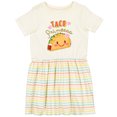 thumbnail image 3 of Inktastic Taco Princess Cute Taco Girls Toddler Dress, 3 of 5