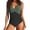 A1_Blackish Green, variant on VISALY One Piece Swimsuits Tummy Control Ruched Push Up Color Block Crisscross V Neck Tie Back Full Coverage Bathing Suit Slimming Swimwear Wide Straps Swim Suit Wrap Swimwear Blackish Green L