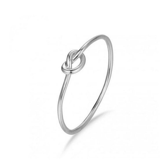 Anillo en Nudo de Plata Ley .925 KETZALIA JOYERIA ARTESANAL T:8