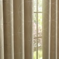 thumbnail image 2 of Quality Home Circle Foil Blackout Curtains - Beige - 52"W x 84"L (Set of 2 Panels), 2 of 4
