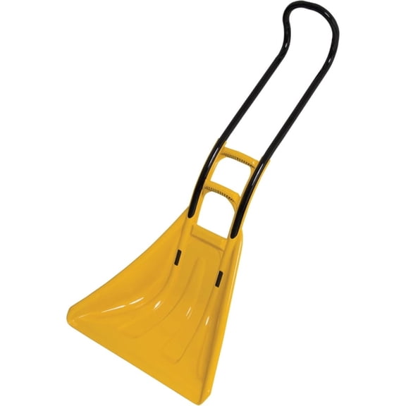 True Temper 1625300 SnoBoss Poly Snow Shovel/Pusher/Scraper with Ergonomic Aluminum Handle, 56-Inch