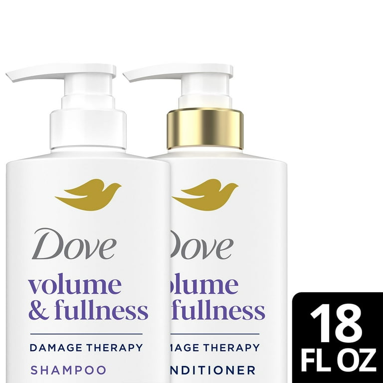 Dove Shampoo and Conditioner Set, Volume & Fullness – Daily
