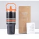thumbnail image 5 of H2.0 FlowState stainless steel vacuum insulated cup with lid and straw for iced tea or coffee smoothies, Flamingo 2.0,30 ounces, 5 of 5