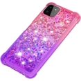 thumbnail image 6 of case for Samsung Galaxy A22 5G Case (Not 4G),Creativity Clear Gradient Quicksand Glitter Flowing Liquid Floating TPU Case Bling Diamond Sparkle Cover for Samsung Galaxy A22 5G JB Pink Mauve, 6 of 14