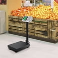 thumbnail image 2 of Electronic Industrial Commercial Platform Scale,Stainless Steel High-Definition LCD Display, Digital Floor Heavy Duty, Luggage Package Price Computing Postal Shipping Mailing, 2 of 40