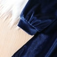 thumbnail image 6 of Toddler Girls Long Sleeve Dresses Bowknot Hollow Out Princess Dress Clothes 9-12 Months, 6 of 9