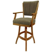 Classic Counter 26" Solid Wood Bar Stool - Basin Beige - Honey