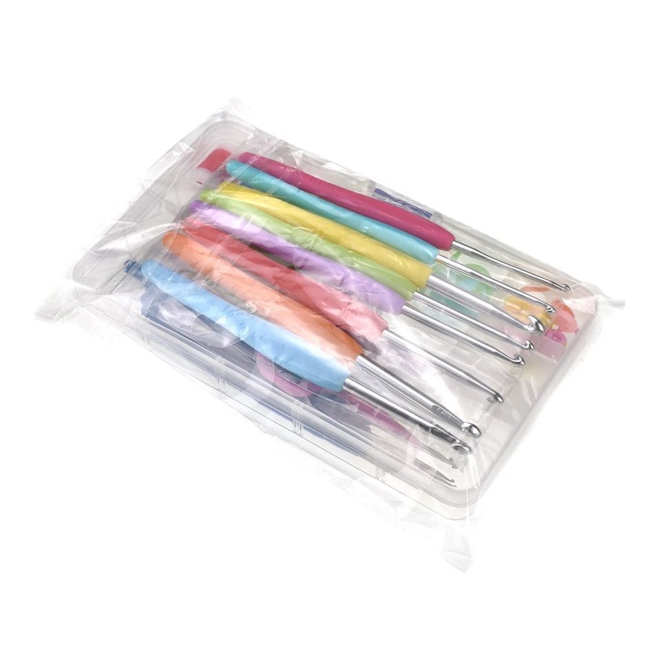 KNACK - Crochet Set Handmade Wool Crochet Crochet Tool Set Combination Bag Metal Aluminu