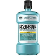 Listerine Ultra Clean Antiseptic Mouthwash, Cool Mint 33.8 oz (Pack of 4)