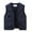 Blue, variant on Herrnalise Men's Thin Sports Multi-bag Casual Quick-drying Loose Vest Mountaineering Tooling Outdoor Vest Jackets Olive Green